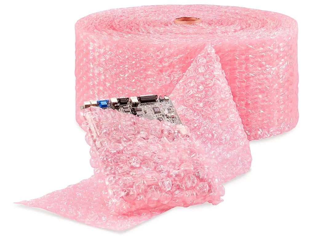 ESD safe bubble wrap