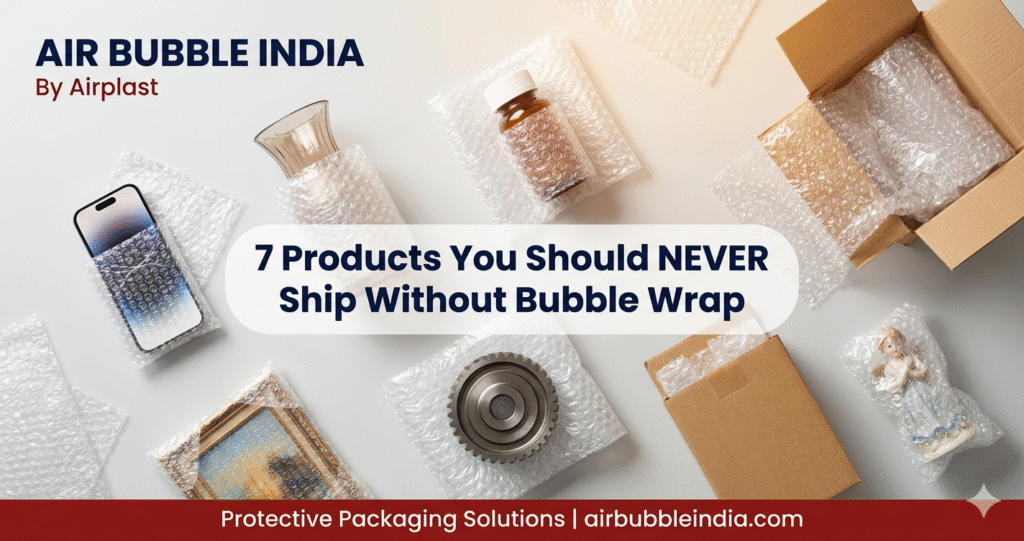 Top 7 Products That Must Be Wrapped in Air Bubble Roll Before Shipping
