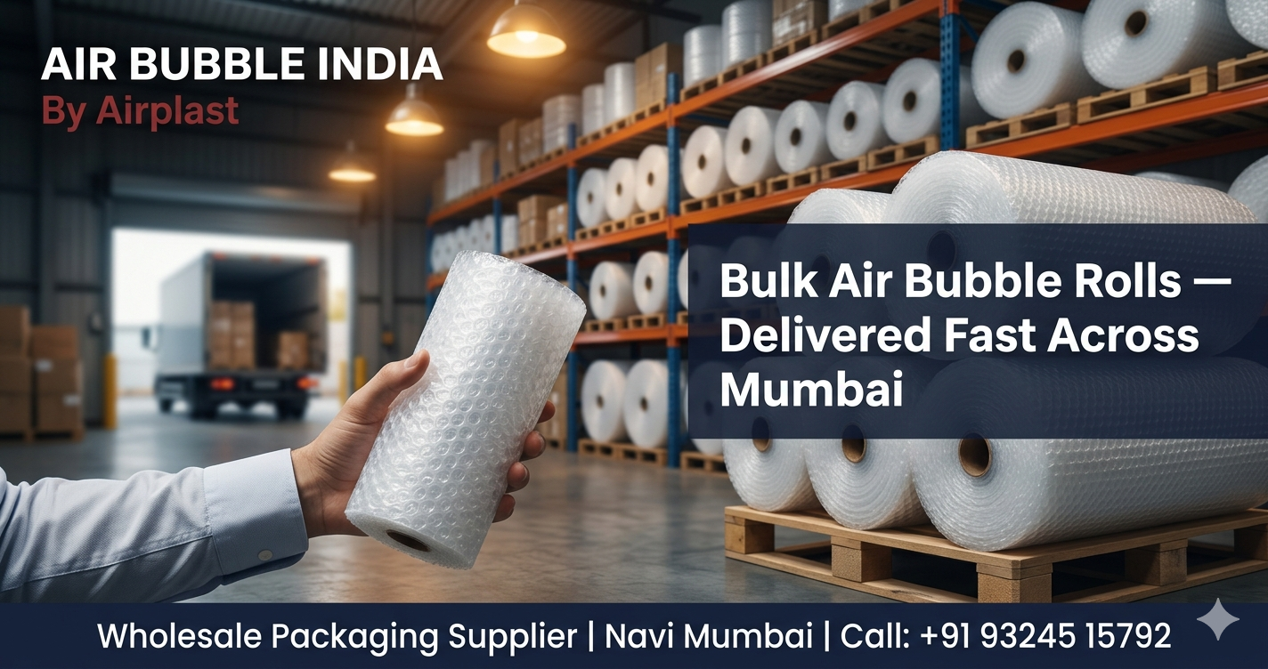 Why Every E-Commerce Business in Mumbai Needs a Reliable Bulk Bubble Wrap Supplier